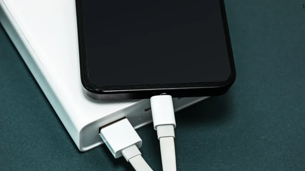 portable charger with built-in cable